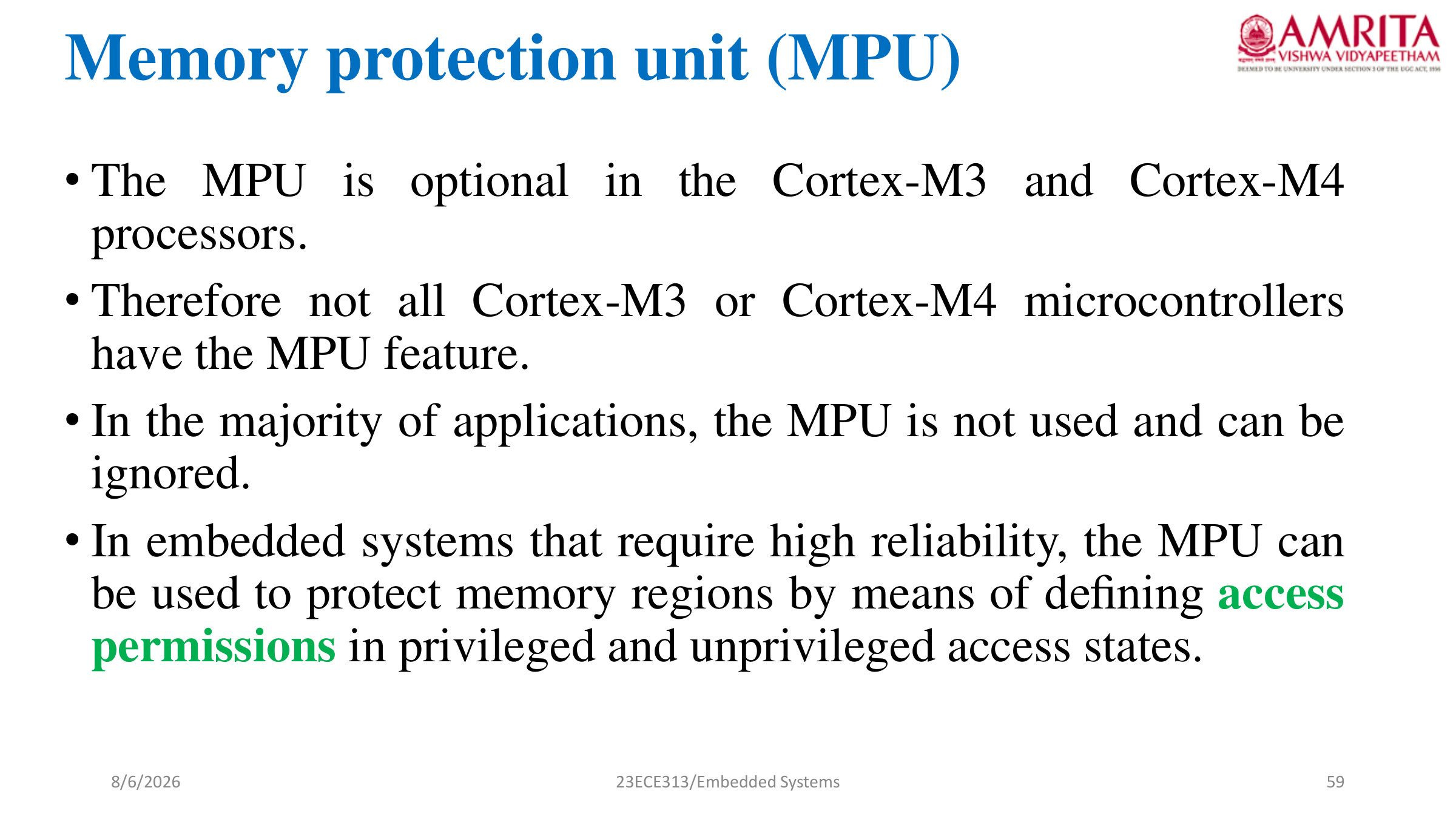 MPU Subregion Breakdown